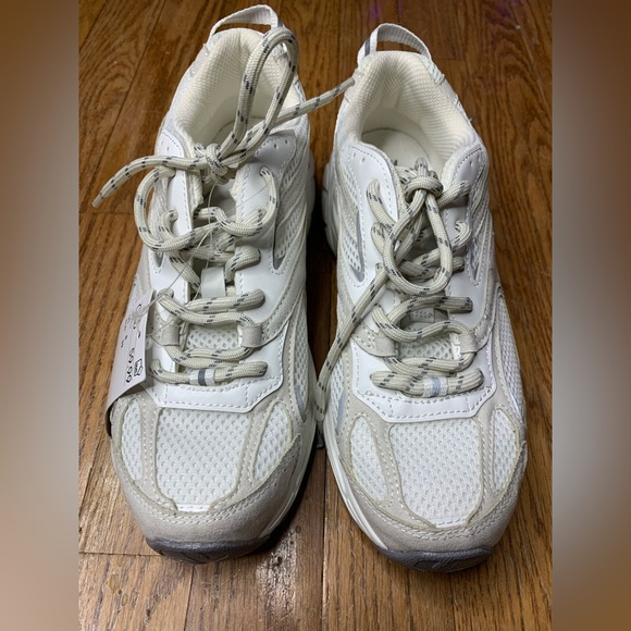 H&M Chunky Mesh Sneakers White & Cream - NWT Size 8 - Picture 5 of 10